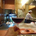 神戸牛すてーき　健 - カジュアルなワインだった