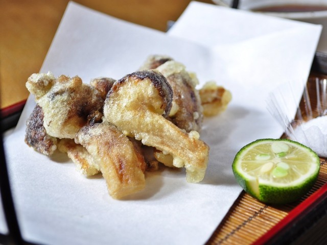 鱼樽- 天ぷらでいただくのもイイですね.松茸天麸罗