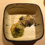 味勧屋 - 鱧のにこごりとたこのぬた和え