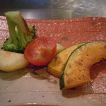 神戸牛すてーき　健 - 焼きあがったよー