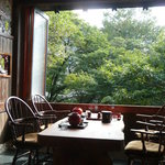 竹やぶ - テラス席・・・こちらで頂きたかったなぁ～！