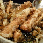 山元麺蔵 - 9/2011　ごぼう天のアップ