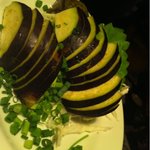 カレー屋アカマル - 水ナスの刺身も絶品