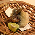 味勧屋 - 鮎の唐揚げ
