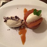 サラマンジェ ド ヨシノ - デザート、アップルパイ。とても美味しかったです！