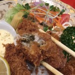 三澤亭 - カキフライ2016年（前店舗）