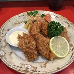 三澤亭 - カキフライ2015年（前店舗）
