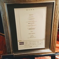 スリオラ - 店頭のメニュー