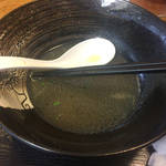 麺屋 頂 中川會 - 食べ終えた丼