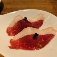 十番 無鴨黒 - 生ハムメロンみたいなの。