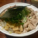 麺矢 鶴木 - バラ肉ラーメン（大盛）