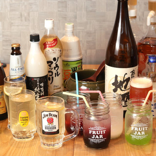 Premol is also OK! [All-you-can-drink] ≪800 yen~≫!? Plenty of Korean alcohol as well◎