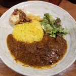SPICY CURRY 魯珈 - ラムコルマ+るうろう煮玉子