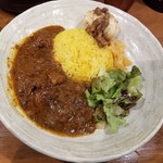 SPICY CURRY 魯珈 - ラムコルマ+るうろう煮玉子