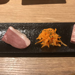 和牛焼肉 格之進 六本木店 - 前菜。
      美味し。