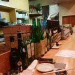 酒庵若やま - カウンター席