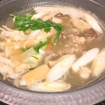 京やさいと水たき 華味鳥 - お鍋完成してきました。