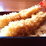 金天庵 - 大えび天重