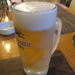 インド料理店グローリー&バー - キンキンに冷えたビール