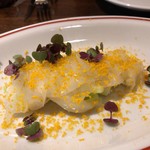 ダ マッサ - 白イカのカルパッチョ カラスミが良いです