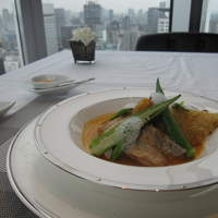 SINC BISTRO - 太刀魚と帆立。美味しい～