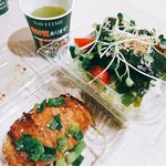 柿安 - 夕食＆給茶機の無料緑茶