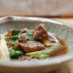 花いち - 牛肉と葱の鋤焼☆