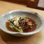 花いち - 牛肉と葱の鋤焼☆