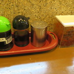 ラーメン壱番館 - 卓上調味料