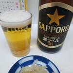 Tenryuu - 瓶ビール（サッポロ生ビール黒ラベル）