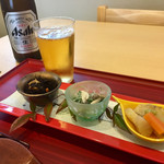 Shukugetsu - 小鉢とビールって映るよね