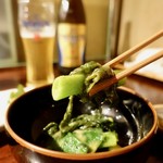 あげづき - 九条葱と若芽のぬた