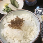 貴久政 - ご飯とちりめんじゃこ