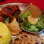 チャイカフェ バガヴァッド - ディナープレートセット