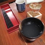 紀土＆龍神の柚子酒 お湯割り