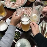 奥ながら - 今回の乾杯のシーンは失敗