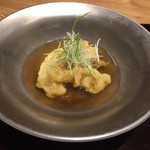 祇園 にし - ぐじとあわび茸の揚げ出し