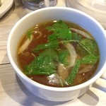 めだかタンタン - チャーハンのスープ