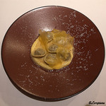 カーサ・デル・チーボ - コルベールのトルテッリ アジアーゴ・チーズのフォンドゥータ添え