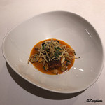 カーサ・デル・チーボ - 黒曹以の鱗焼に白魚のフリット