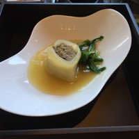 日本料理 京都 華暦 - ロール白菜餡掛け