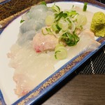 錦江湾 - カワハギのお刺身。