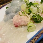 錦江湾 - もちろん肝醤油で。