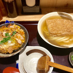 純愛うどん なでしこ - 親子丼セット&おあげさんノーマルトッピング