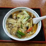 中華料理珍宝 - 上空から椎茸そば