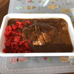 カレーショップ インデアン - ハンバーグカレー