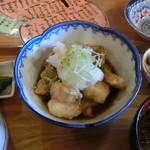 えん処 こばく亭 - まだらのから揚げポン酢おろし定食