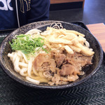 はなまるうどん - 牛肉うどん 中 ¥550