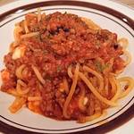 クールマイヨール - ナスとモッツァレラチーズのミートソース     ￥1680