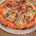 クールマイヨール - 自家製サルシッチャとアスパラガスのトマトソース     ￥1780